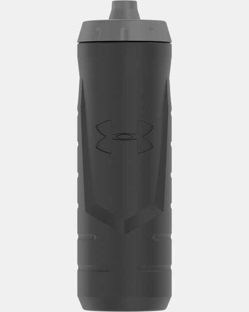 UA Sideline 32 oz. Squeezable Water Bottle, Black, pdpZoomDesktop image number 0